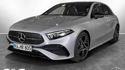 Metalliclack hightechsilber Gebraucht 2025 Mercedes A200 AMG Limousine | 34.998 € (Fairer Preis)