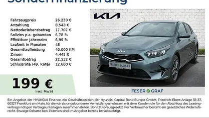 Gebraucht Kia Ceed Spirit 140 PS (102 kW) 2024 Kleinwagen