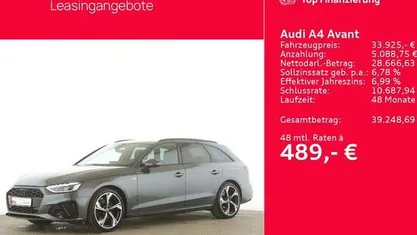 Gebraucht Audi A4 S-Line 163 PS (119 kW) 2023 Kombi