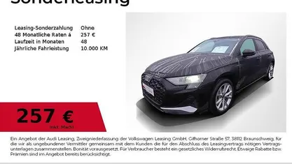 Mythosschwarz metallic Gebraucht 2025 Audi A3 Advanced Plus Limousine | 31.340 € (Superpreis)