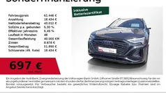 Mythosschwarz metallic Gebraucht 2023 Audi Q8 e-tron Ambiente SUV | 61.446 € (Fairer Preis)