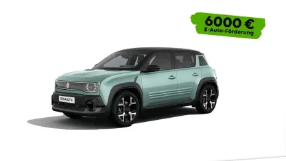 Neu Renault 4 E-Tech Komfort 11 kW (15 PS) 2025 Hautsdefrance grün mit schwarzem dach (grün) SUV