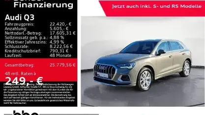 Gebraucht Audi Q3 Advanced 150 PS (110 kW) 2021 Grau SUV