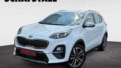 Gebraucht Kia Sportage Spirit 177 PS (130 kW) 2021 Weiss ((hw2) deluxeweiss met.) SUV