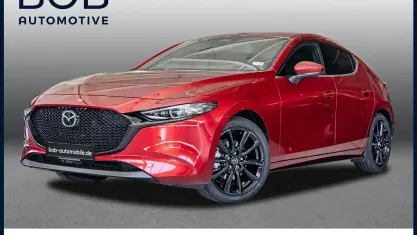 Neu Mazda 3 Exclusive-Line 186 PS (136 kW) 2026 Soul red crystal Limousine