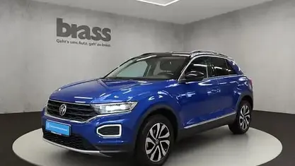 Gebraucht VW T-Roc Active 150 PS (110 kW) 2021 Ravennablau metallic/schwarz SUV