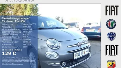 Gebraucht Fiat 500 Dolcevita 69 PS (50 kW) 2022 Limousine