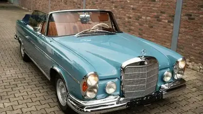 Käytetty Mercedes 300 SE 170 HP (125 kW) 1964 Sininen Avoauto