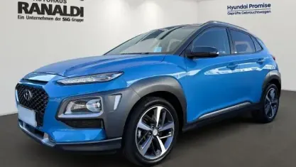Gebraucht Hyundai Kona Premium 177 PS (130 kW) 2020 Dark knight / mic (blau SUV
