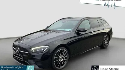 Unilack schwarz uni Gebraucht 2022 Mercedes E400 AMG Kombi | 45.980 € (Fairer Preis)
