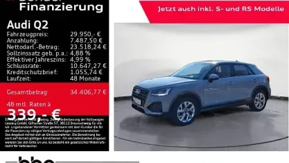 Gebraucht Audi Q2 Advanced 150 PS (110 kW) 2025 Grau SUV