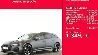 Gebraucht 2022 Audi RS6 Ambiente Kombi | 89.899 € (Superpreis)