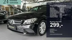 Obsidianschwarz metallic Gebraucht 2019 Mercedes C200 Avantgarde Kombi | 24.670 € (Fairer Preis)