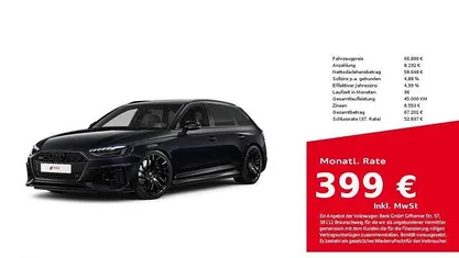 Sebringschwarz kristalleffekt Gebraucht 2023 Audi RS4 Ambiente Kombi | 66.880 € (Superpreis)