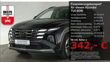 Käytetty Hyundai Tucson Trend 180 HP (132 kW) 2024 Musta Katumaasturi