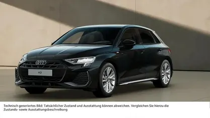 Schwarz Gebraucht 2025 Audi A3 S-Line Limousine | 36.249 € (Fairer Preis)