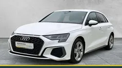 Weiss Gebraucht 2024 Audi A3 Sportback S-Line Limousine | 28.890 € (Superpreis)
