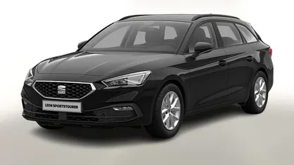 Midnight schwarz metallic Neu 2025 Seat Leon Kombi | 25.516 € (Guter Preis)