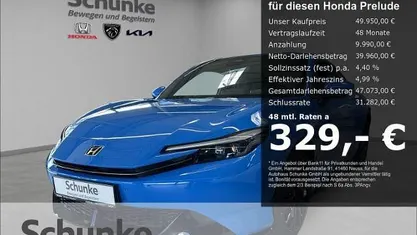 Neu Honda Prelude Advance 184 PS (135 kW) 2026 Blau Coupé