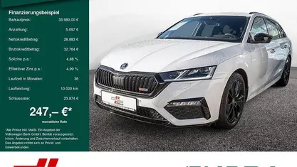 Gebraucht Skoda Octavia RS 245 PS (180 kW) 2024 Weiss / candy weiss Kombi