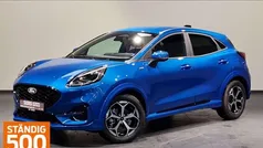Blau, desert island blue metallic Gebraucht 2024 Ford Puma ST-Line SUV | 26.230 € (Fairer Preis)