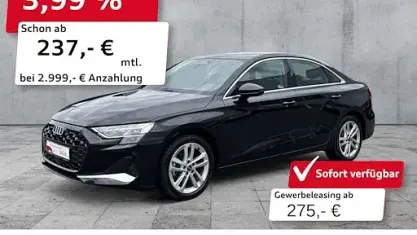 Gebraucht Audi A3 Advanced 150 PS (110 kW) 2025 Schwarz Limousine