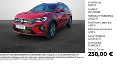 Rot Gebraucht 2022 VW Taigo R-line SUV | 21.888 € (Fairer Preis)
