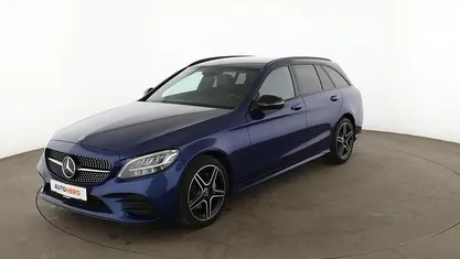 Gebraucht Mercedes C200 AMG line 160 PS (117 kW) 2020 Blau Kombi