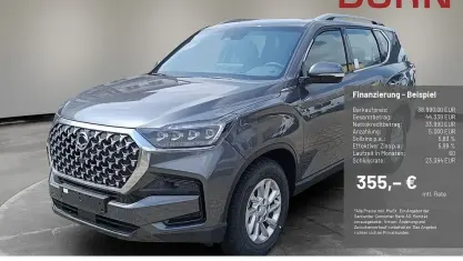 Neu KGM Rexton 201 PS (147 kW) 2025 Grau SUV