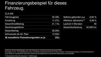 Schwarz Gebraucht 2024 Mercedes CLA200 Limousine | 32.490 € (Guter Preis)