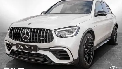 Designo diamantweiß bright Gebraucht 2021 Mercedes GLC63 AMG AMG SUV | 58.577 € (Fairer Preis)