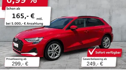 Gebraucht Audi A3 Advanced 204 PS (150 kW) 2025 Rot Limousine