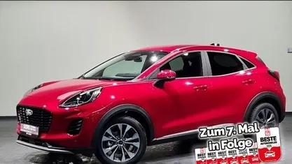 Rot, fantastic red metallic Neu 2025 Ford Puma Titanium SUV | 24.990 € (Fairer Preis)