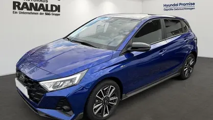 Mic (blau Gebraucht 2023 Hyundai i20 N Line Limousine | 20.490 € (Fairer Preis)