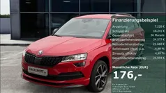 Rot Gebraucht 2021 Skoda Karoq SportLine SUV | 29.690 € (Fairer Preis)