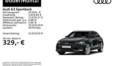 Gebraucht 2025 Audi A3 Advanced Plus Limousine | 29.930 € (Fairer Preis)
