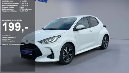 Gebraucht Toyota Yaris Style 92 PS (67 kW) 2025 Schnee weiss uni Kleinwagen