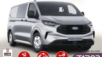 Silber (moondust silver metallic) Neu 2025 Ford Transit Custom Trend Limousine | 44.588 € (Fairer Preis)