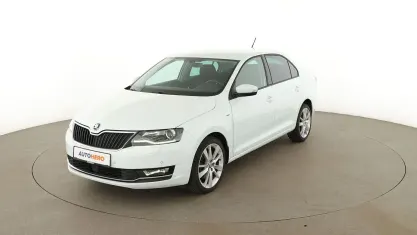Gebraucht Skoda Rapid Clever 110 PS (80 kW) 2018 Weiß Kleinwagen