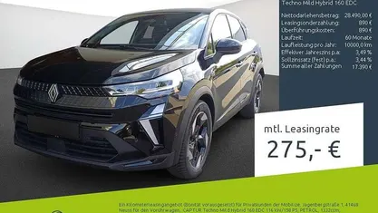 Blackpearl schwarz Neu 2025 Renault Captur Techno SUV | 28.490 € (Fairer Preis)