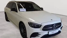 Designo diamantweiß bright metallic Gebraucht 2022 Mercedes E400 AMG line Kombi | 44.490 € (Fairer Preis)