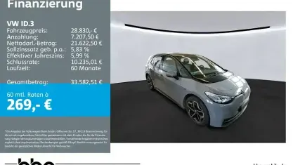 Brugt VW ID.3 Pro 150 kW (204 HK) 2023 Grå Hatchback