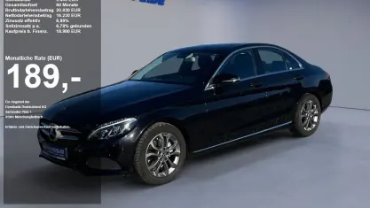Gebraucht Mercedes C180 Avantgarde 156 PS (114 kW) 2017 Obsidianblack Limousine