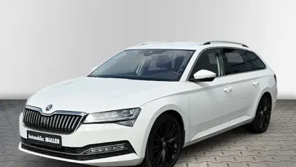 Brugt Skoda Superb Premium Edition 190 HK (139 kW) 2020 Hvid Stationcar