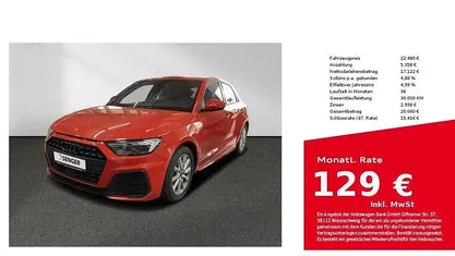 Rot Gebraucht 2023 Audi A1 Sportback S-Line Kleinwagen | 22.480 € (Superpreis)