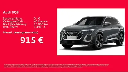 Nouă Audi SQ5 Ambiente 367 CP (269 kW) 2026 Gri SUV