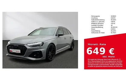 Grau Gebraucht 2023 Audi RS4 Kombi | 64.880 € (Fairer Preis)