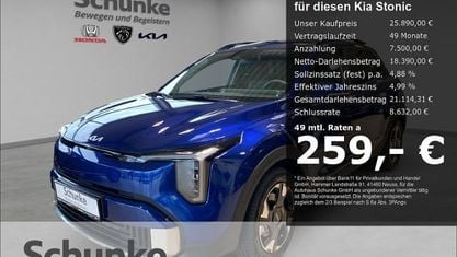 Neu Kia Stonic Vision 101 PS (74 kW) 2026 Du3) yacht blue m (blau SUV