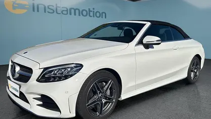 Weiß Gebraucht 2019 Mercedes C180 Cabrio | 28.599 € (Fairer Preis)