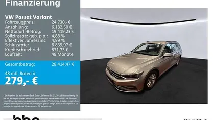 Silber Gebraucht 2022 VW Passat Business Kombi | 24.730 € (Guter Preis)